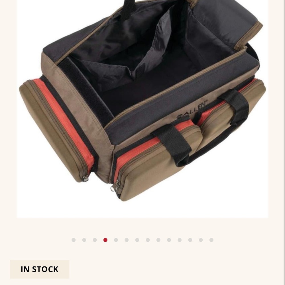 Tan and Black Men's Range Master Bag  NWOT. Price is firm - Picture 8 of 8